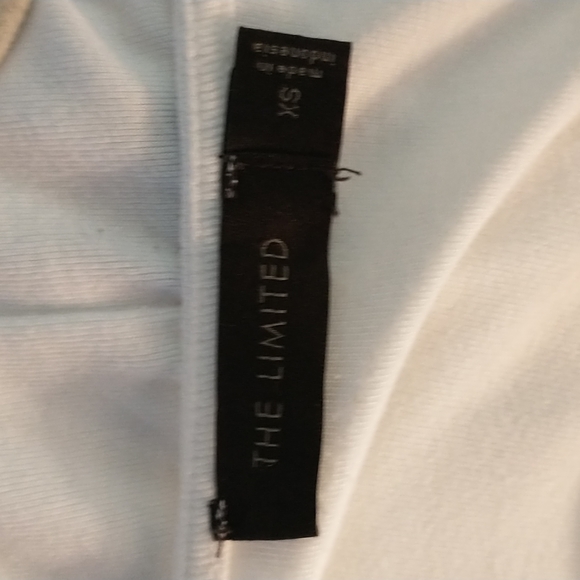 The Limited Draped White Tee - Picture 6 of 8